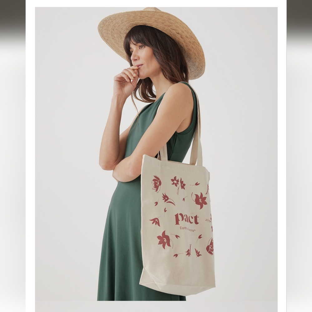 ✨ NWT ✨ Pact 💯% Organic Cotton Tote